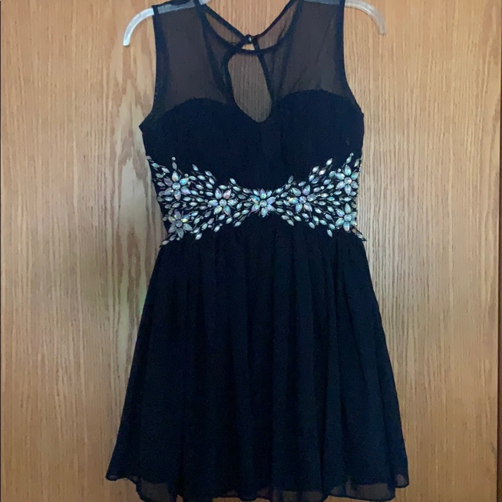 Navy Blue homecoming dress